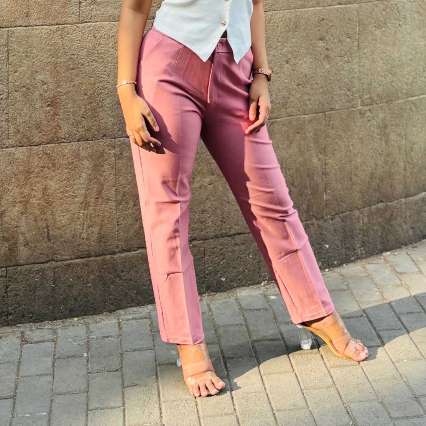 Rose High-Waist Pants