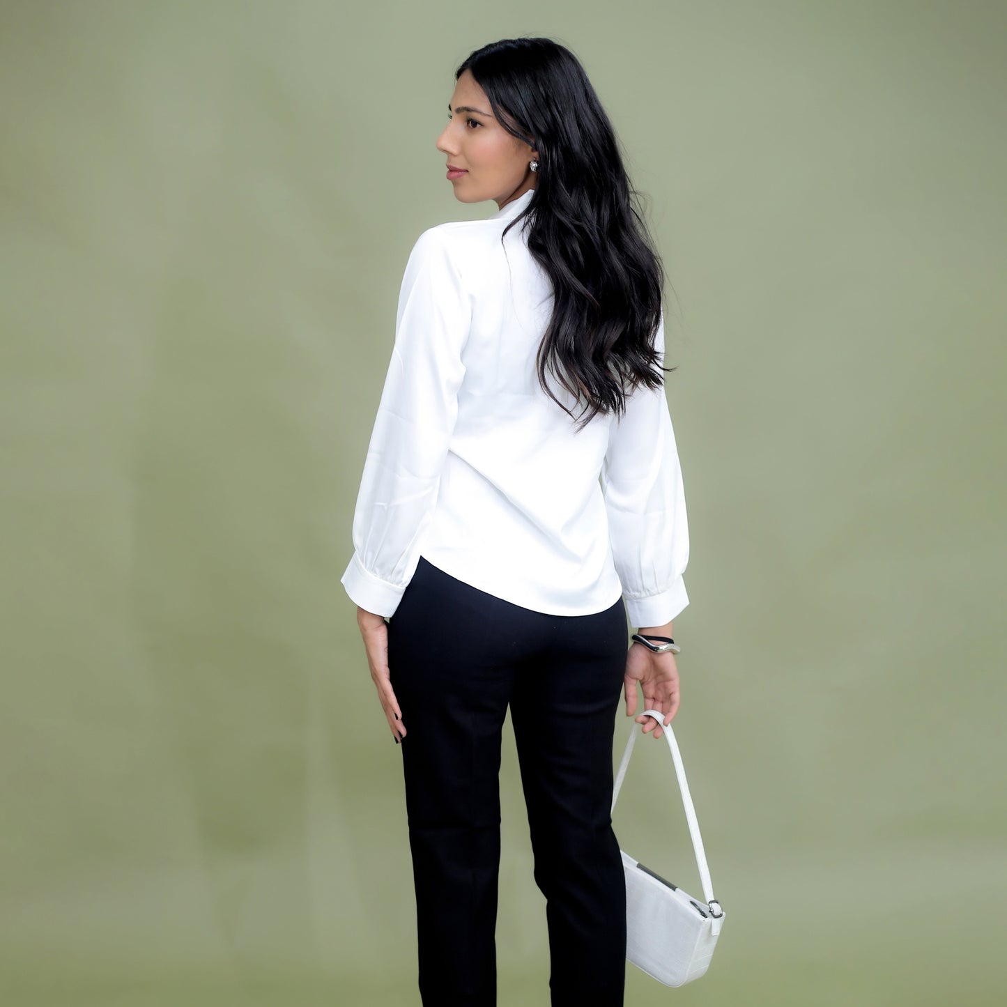White Wrap Shirt