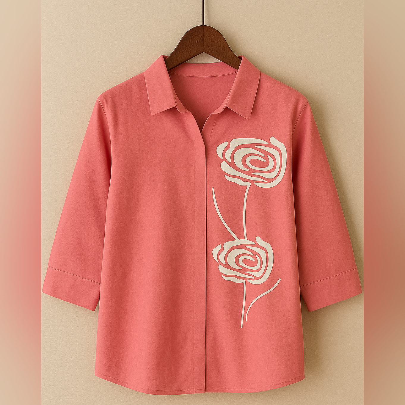 Pink Classic Cotton Shirt