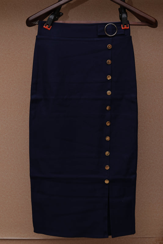 Navy Blue Skirt