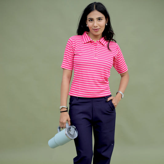 Pink stripe t-shirt