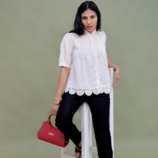 The Ivory Grace Shirt