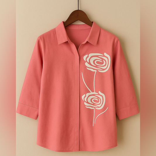 Pink Classic Cotton Shirt